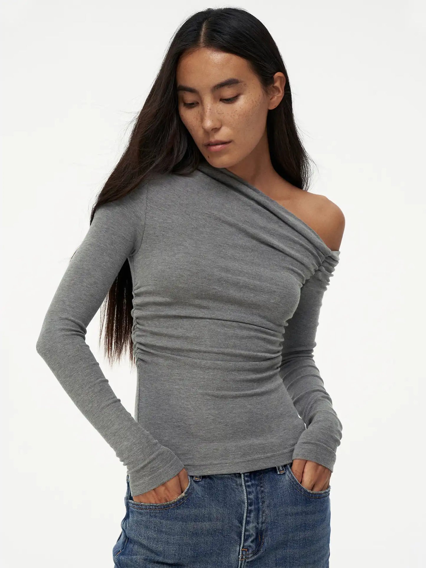 Elara One-Shoulder Top