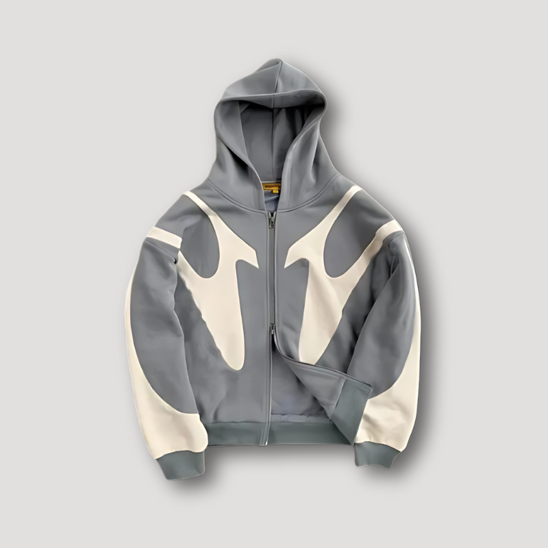 Devran Graphic Zip Hoodie