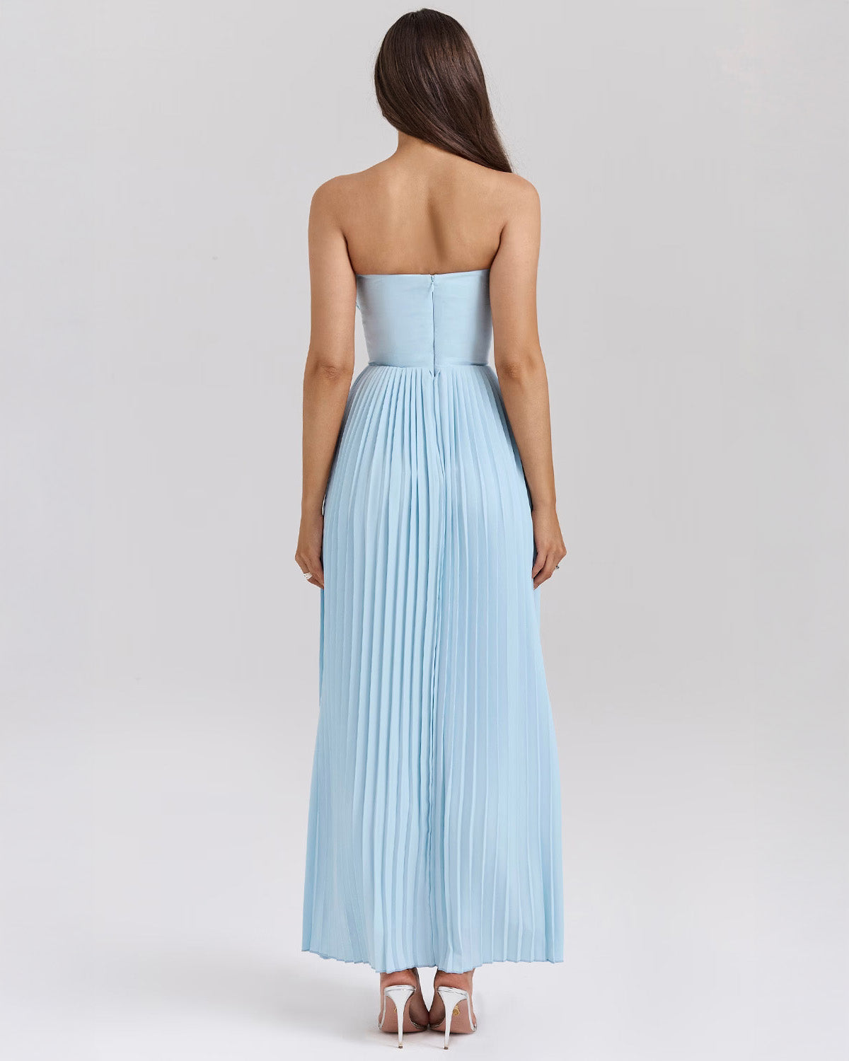 Celestina Maxi Jurk – Lichtblauw