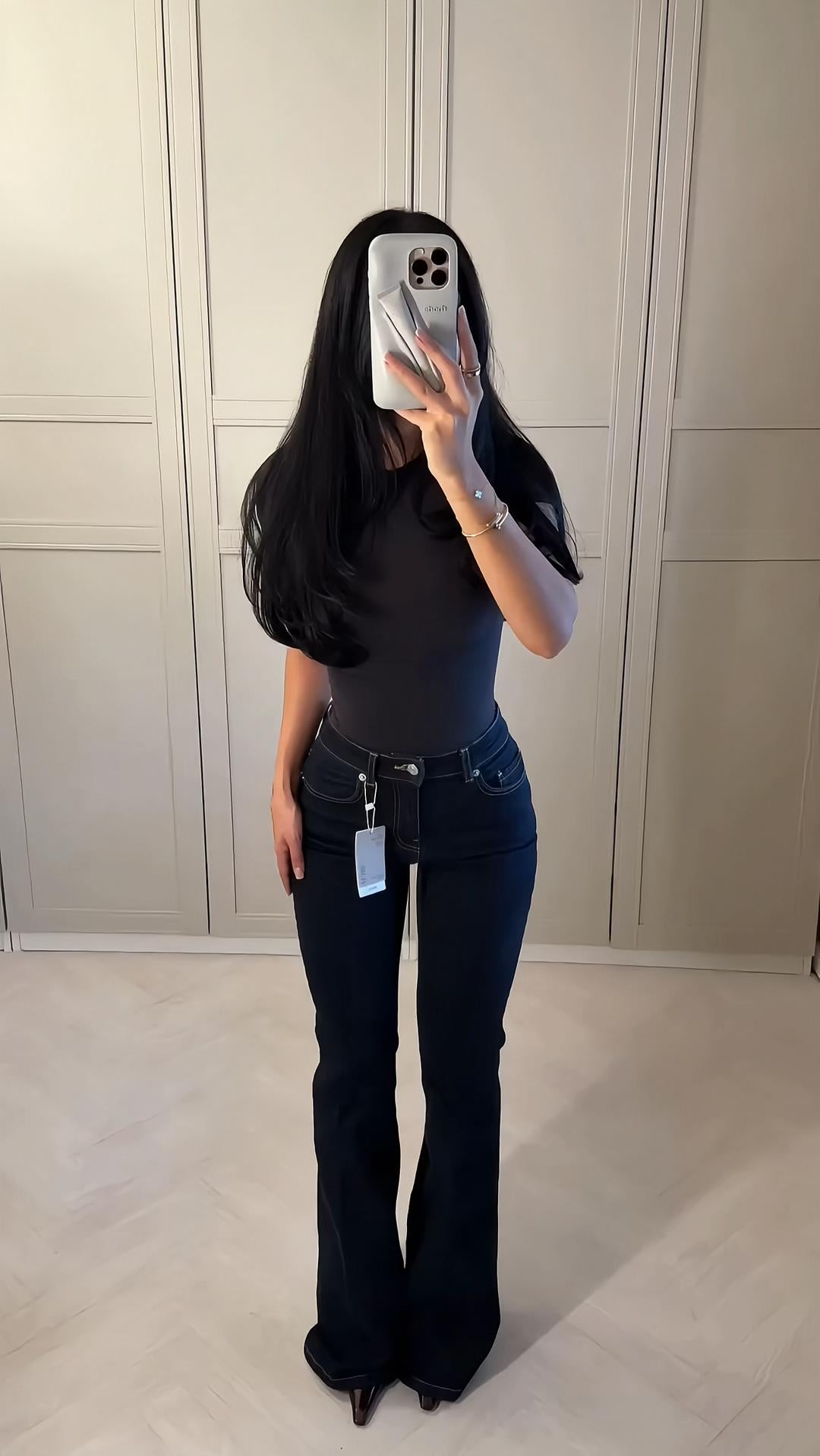 Aria Low Waist Flair Jeans