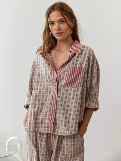 Noah Elegante Pyjama Set voor Ontspannen Nachten
