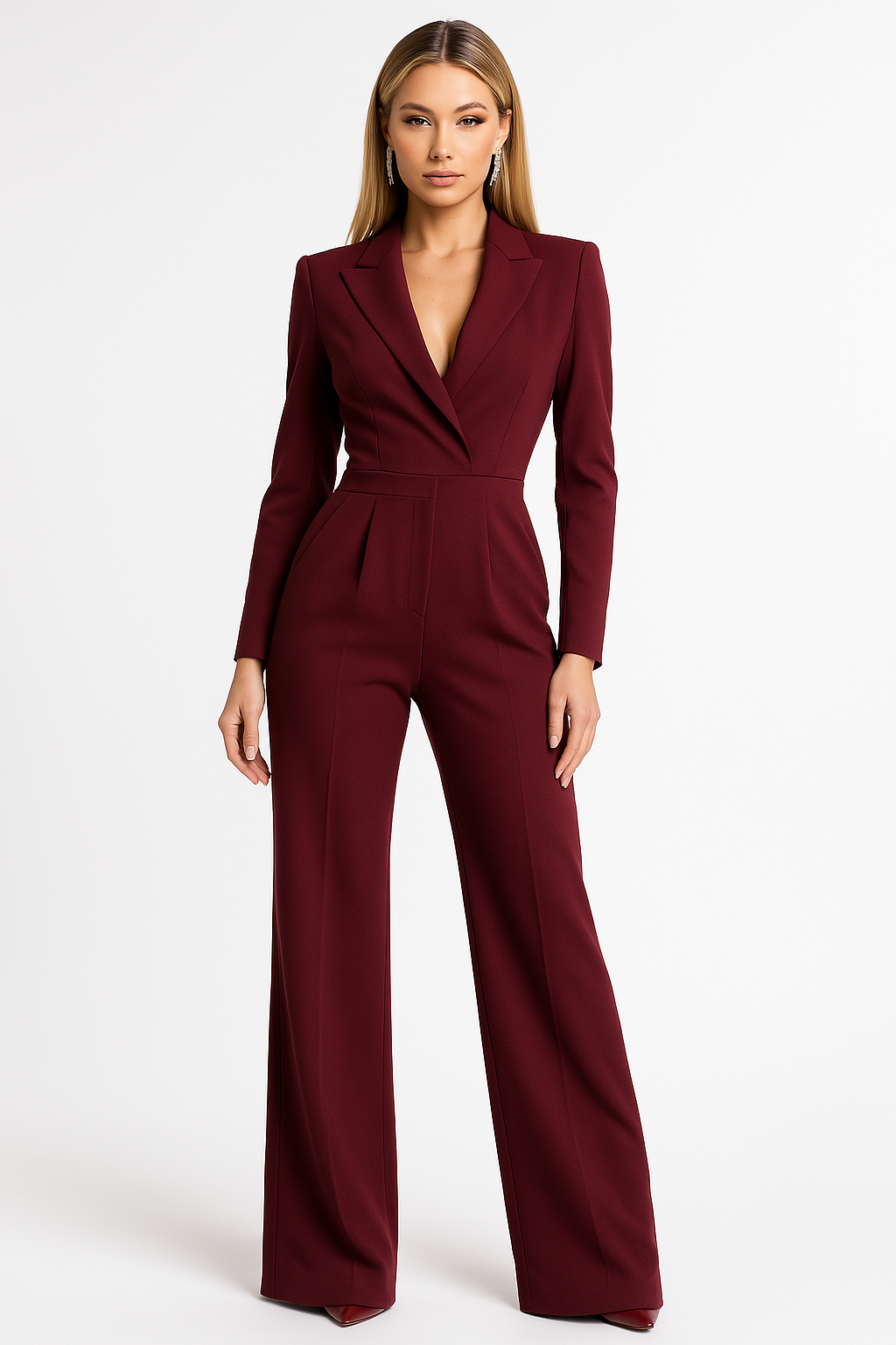 Maeve Luxe Tailored Jumpsuit