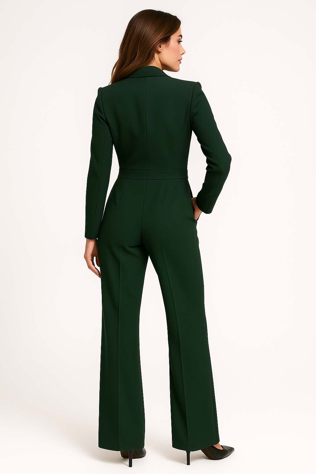 Maeve Luxe Tailored Jumpsuit