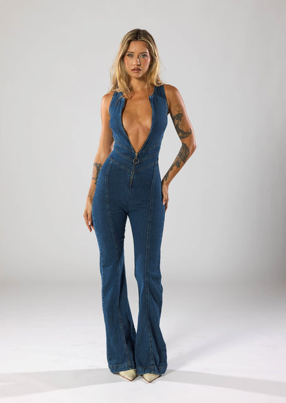 Stellar Denim Jumpsuit