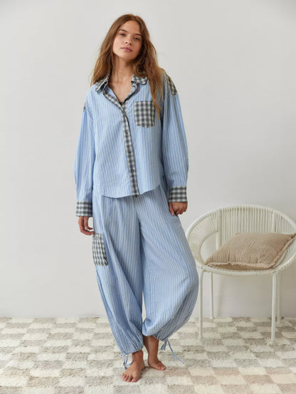 Noah Elegante Pyjama Set voor Ontspannen Nachten