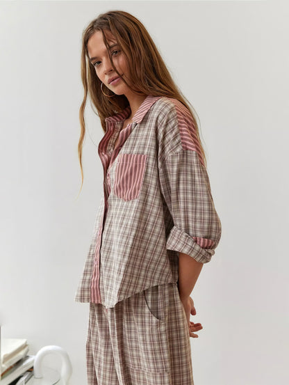 Noah Elegante Pyjama Set voor Ontspannen Nachten
