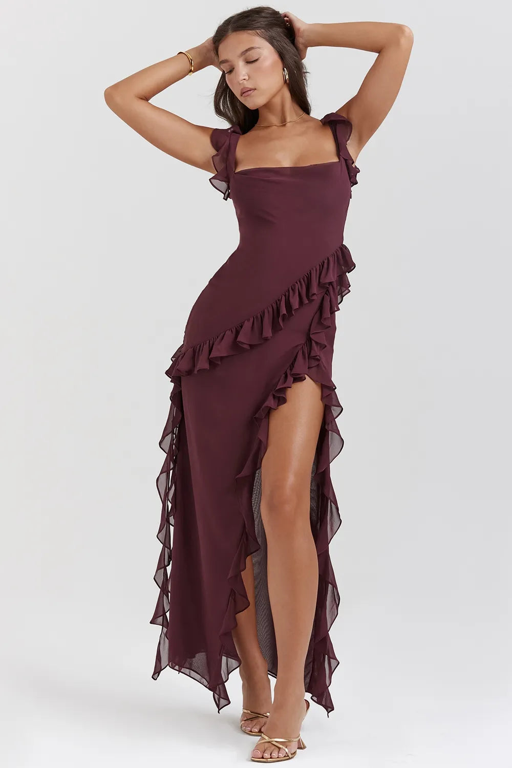 Mira Elegante Maxi Dress