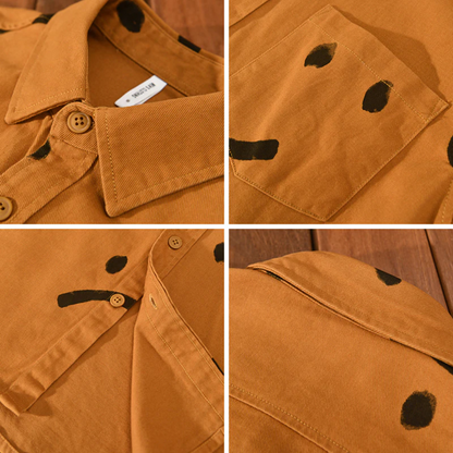 Minimal Smile Art Overhemd