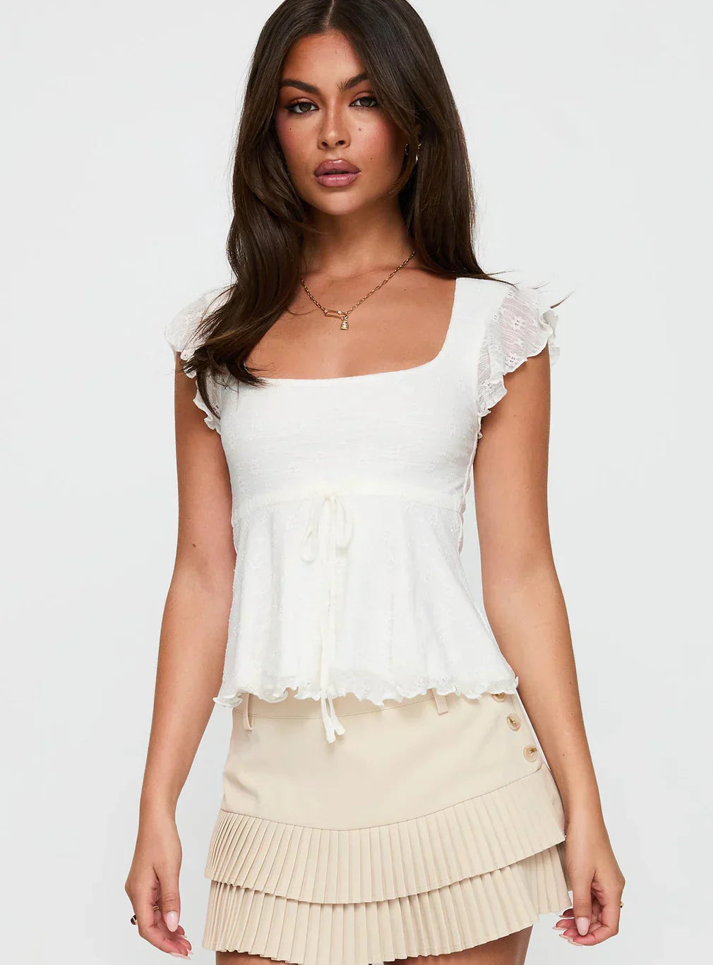 Dina White Top