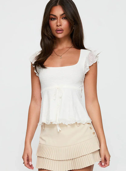 Dina White Top