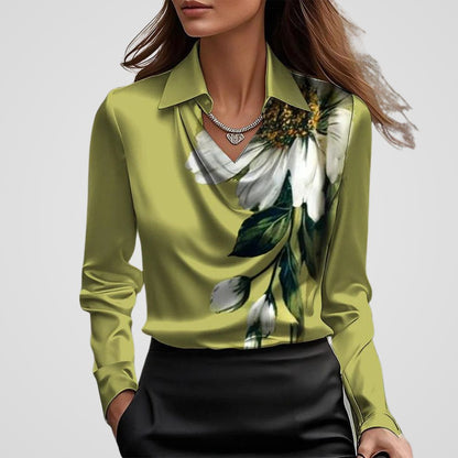Janelle Zijdezachte Elegante Blouse