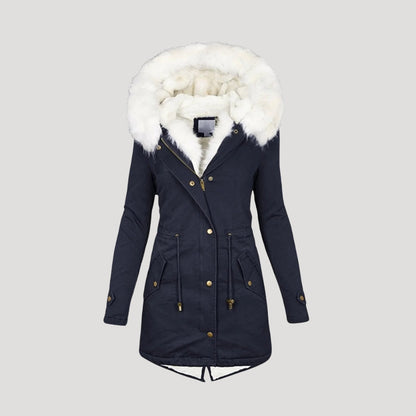 Luna Belted Fur Parka