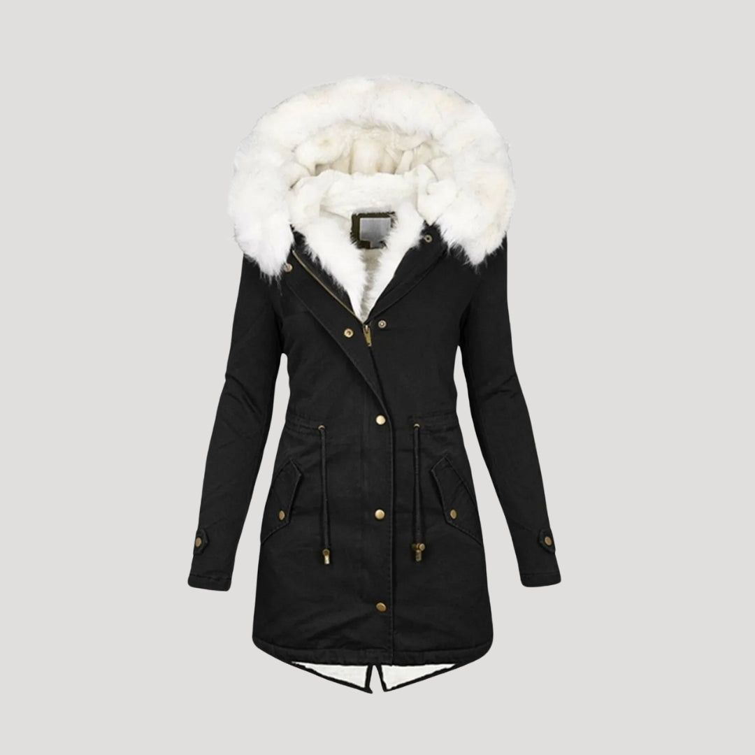 Luna Belted Fur Parka