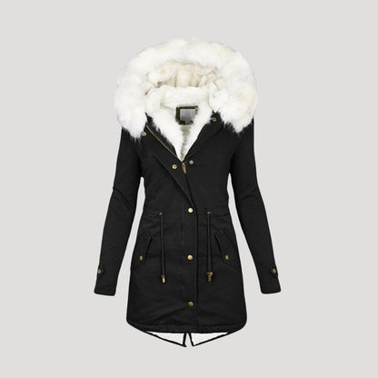 Luna Belted Fur Parka