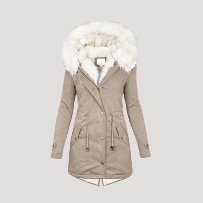 Luna Belted Fur Parka