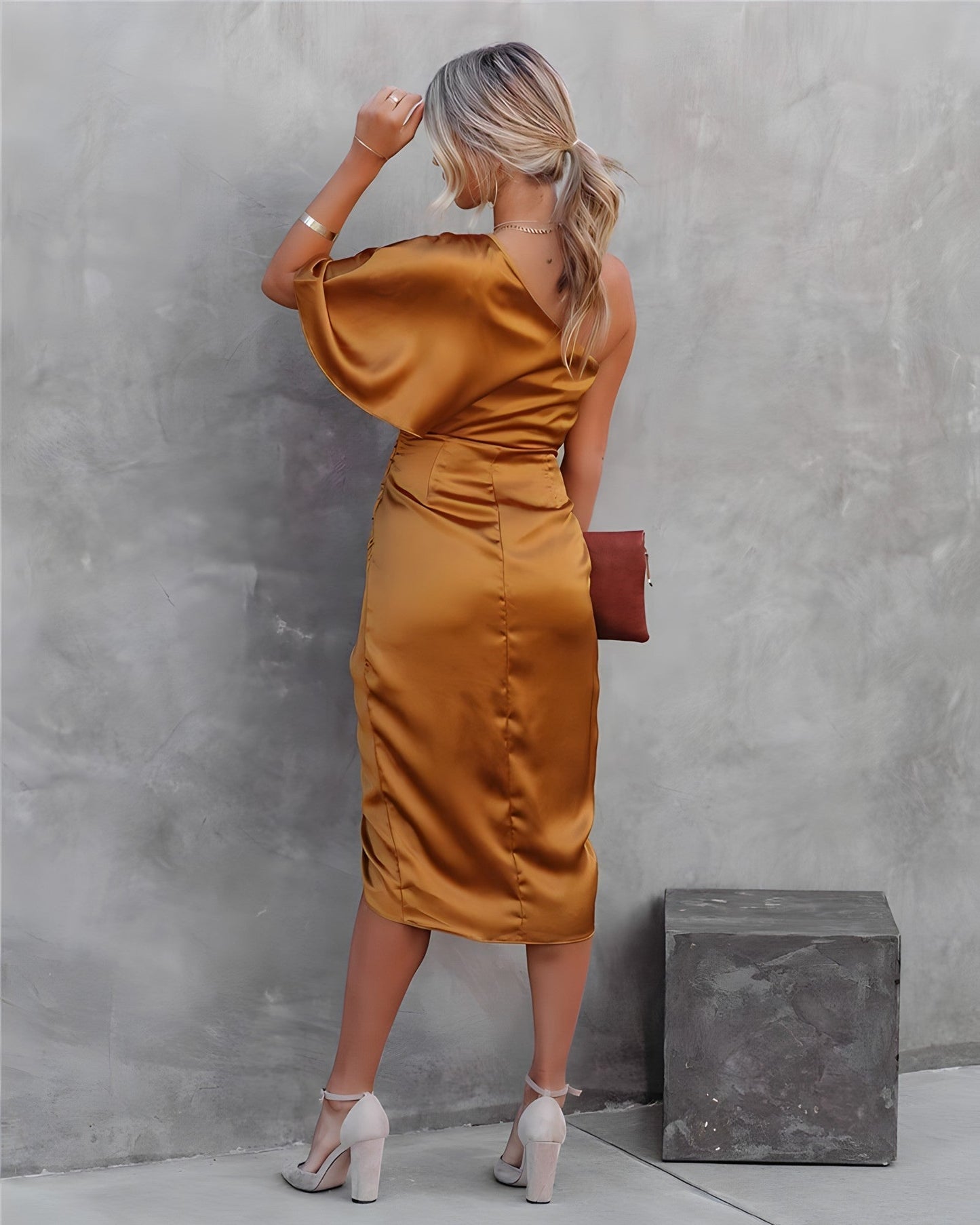 Nina - Zijden Elegante Jurk
