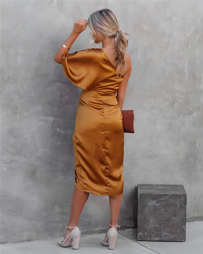 Nina - Zijden Elegante Jurk