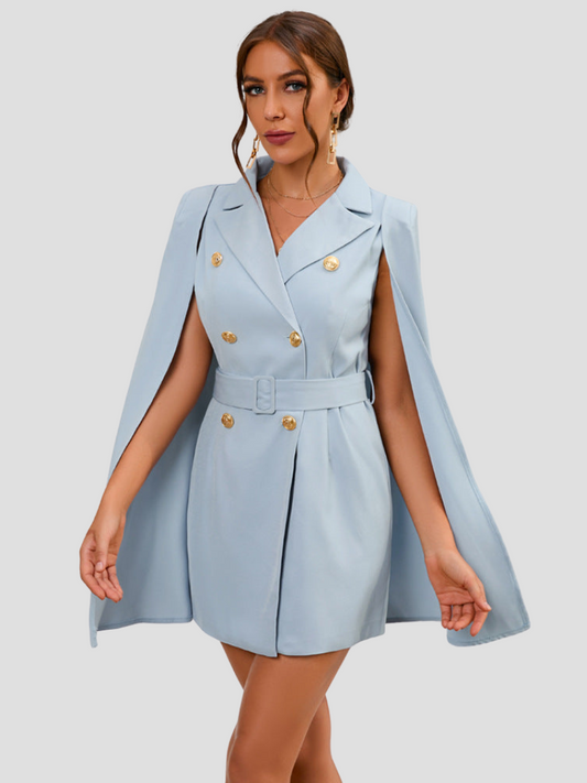 Elegante Blazer Cape Jurk