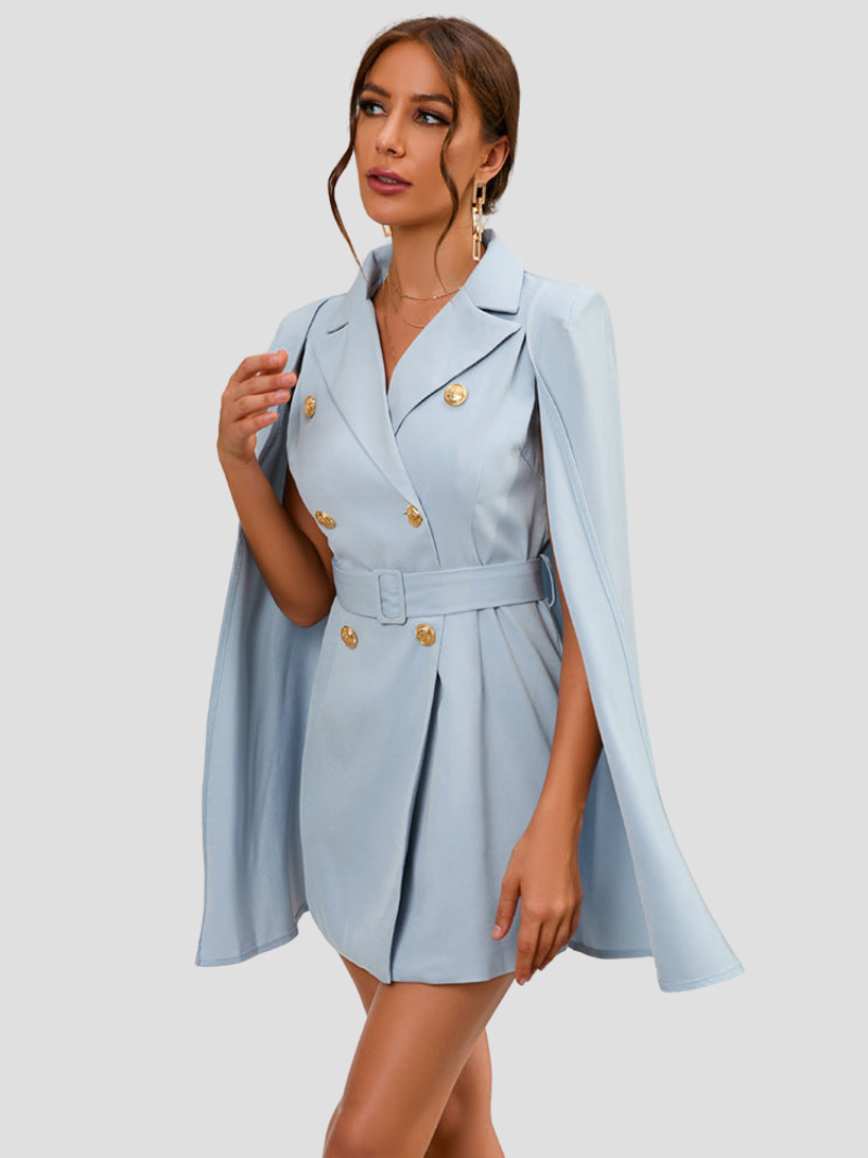 Elegante Blazer Cape Jurk