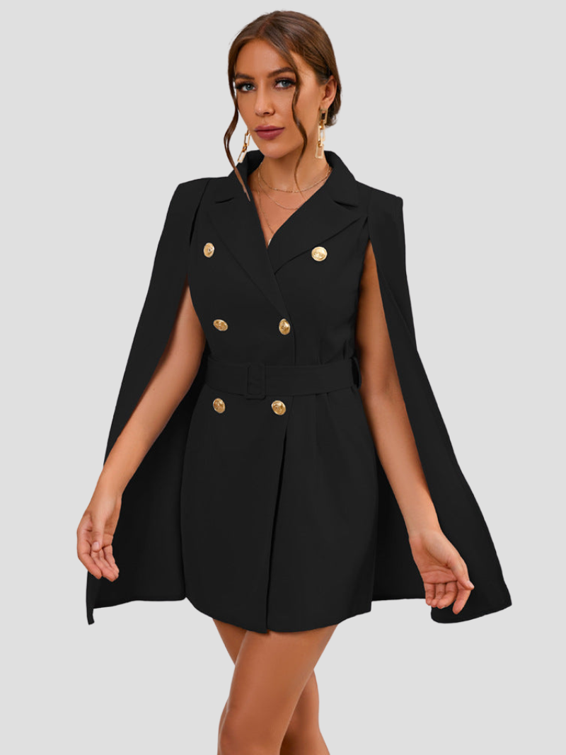 Elegante Blazer Cape Jurk