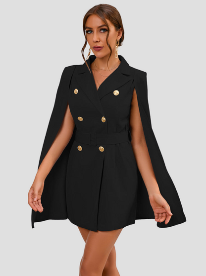 Elegante Blazer Cape Jurk