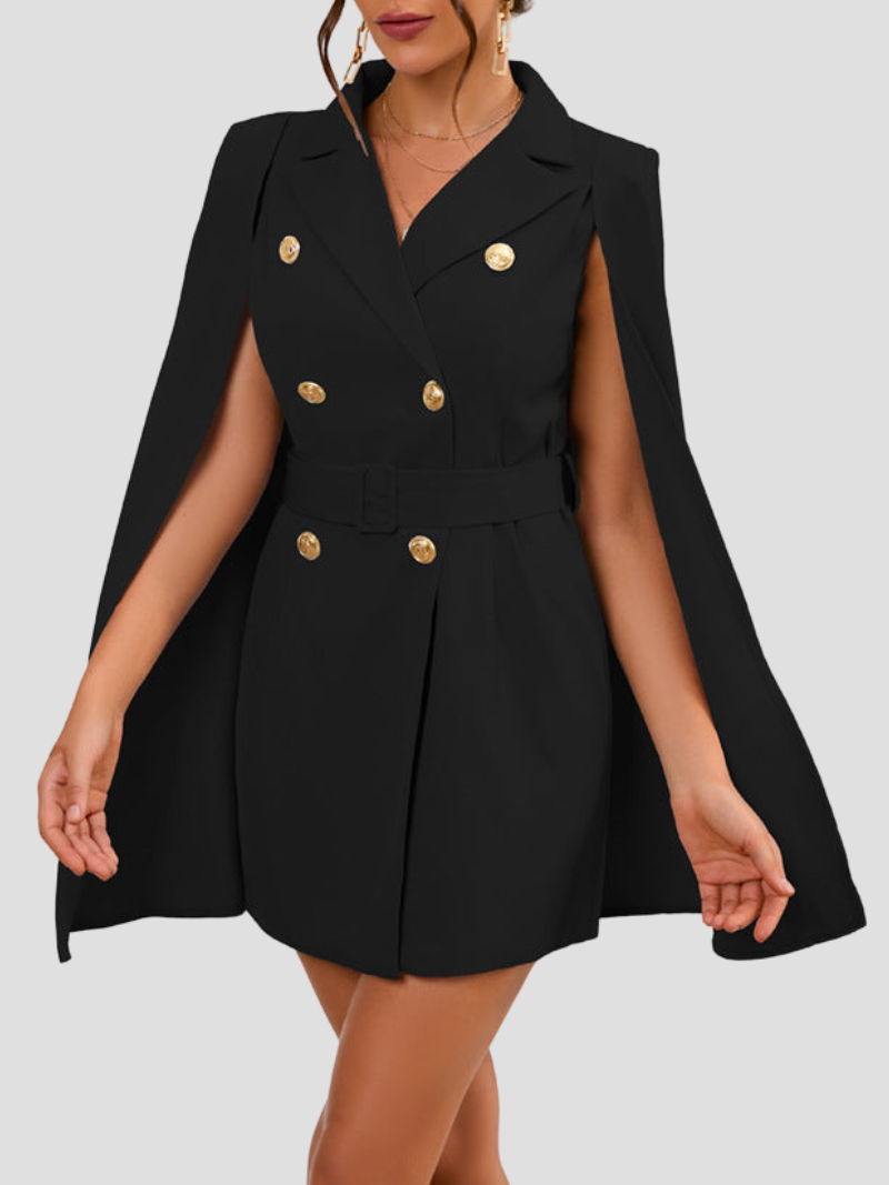 Elegante Blazer Cape Jurk