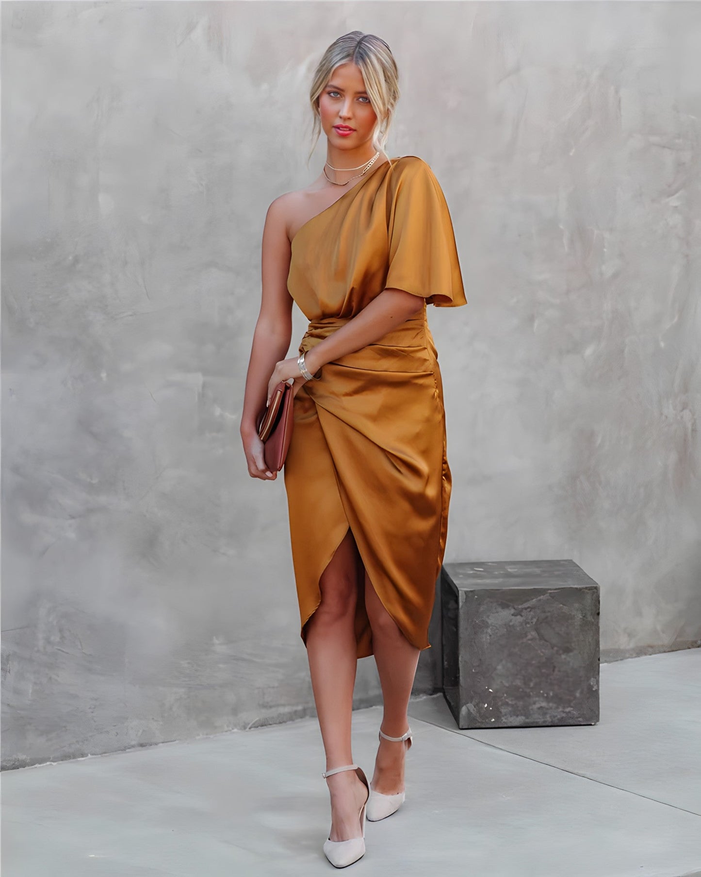 Nina - Zijden Elegante Jurk