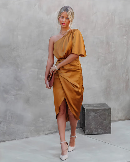 Nina - Zijden Elegante Jurk