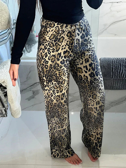 Diamond Leopard Jeans
