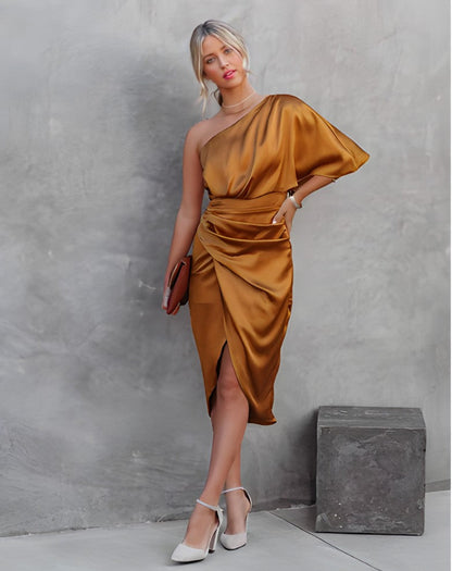 Nina - Zijden Elegante Jurk