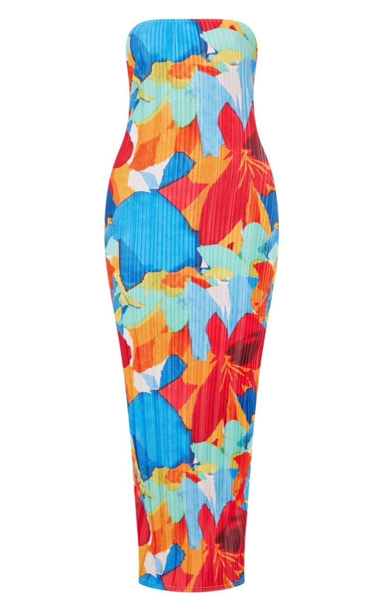 Tropische Bloem Maxi Jurk