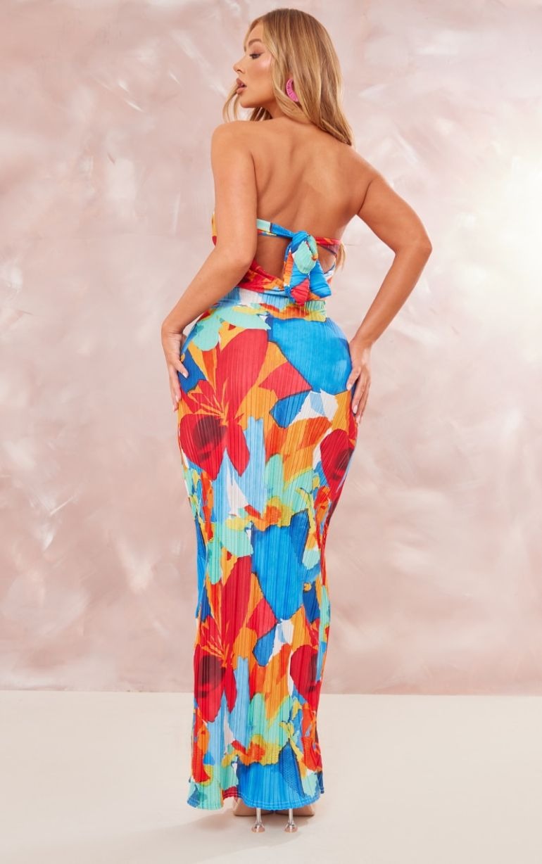 Tropische Bloem Maxi Jurk