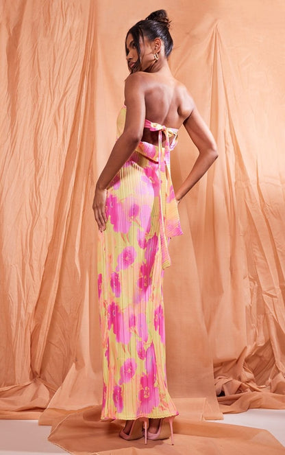 Tropische Bloem Maxi Jurk